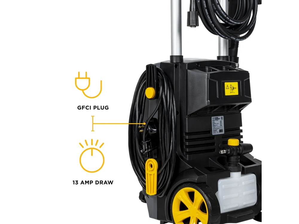 2026 BePower P1915EN 2,000 PSI 1.7 GPM Electric Pressure Washer with Powerease Motor and AR Axial Pump - P1915EN alt
