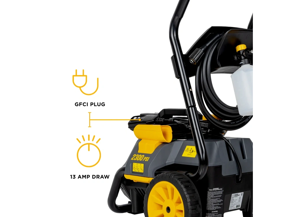 2026 BePower P2314EN 2,300 PSI 1.7 GPM Electric Pressure Washer with Powerease Motor and AR Axial Pump - P2314EN alt
