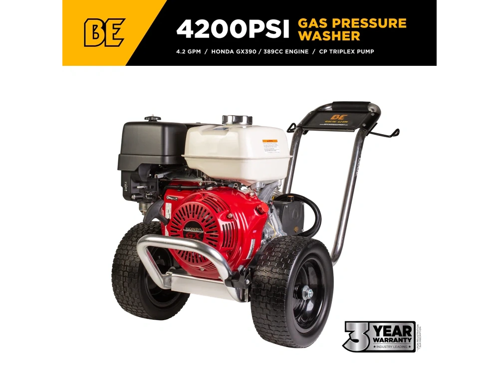 2026 BePower B4213HAAS 4,200 PSI 4.2 GPM Cold Water Gas Pressure Washer - B4213HAAS alt