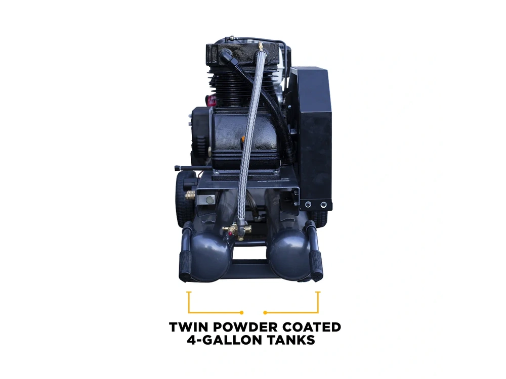 2026 BePower AC138HEG2 16 CFM @ 175 PSI Gas Air Compressor / Generator with Honda GX390 Engine - AC138HEG2 alt