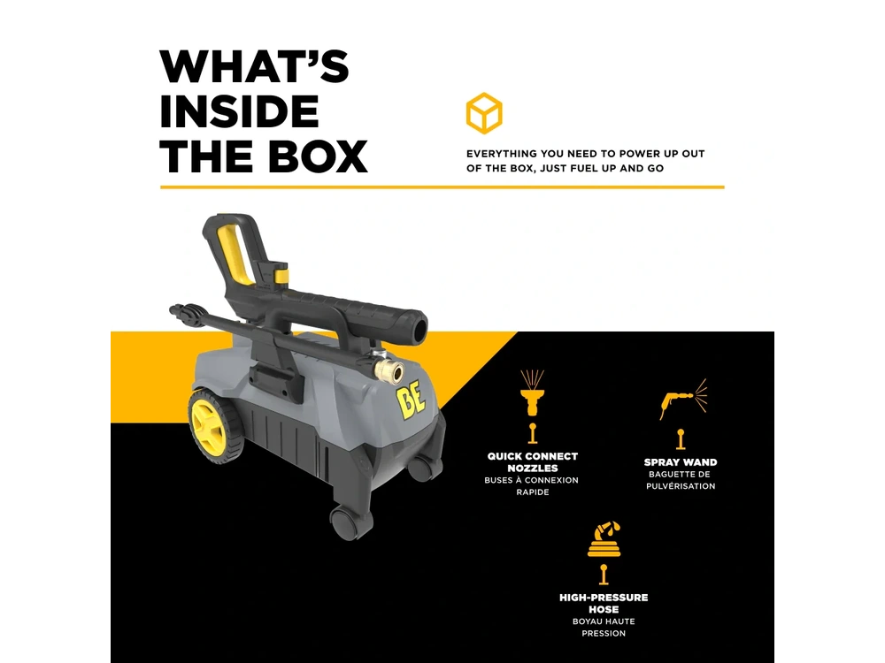 2026 BePower P2018EN 2,000 PSI 1.8 GPM Electric Pressure Washer alt