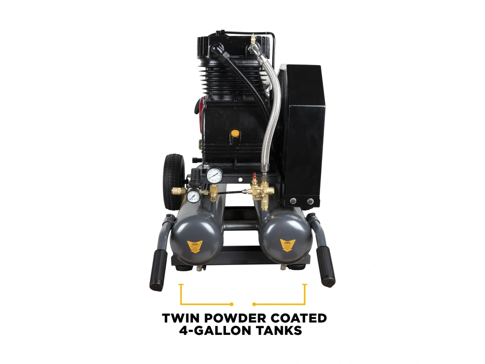 2026 BePower AC908HB2 17.7 CFM @ 175 PSI Gas Air Compressor with Honda GX270 Engine - AC908HB2 alt
