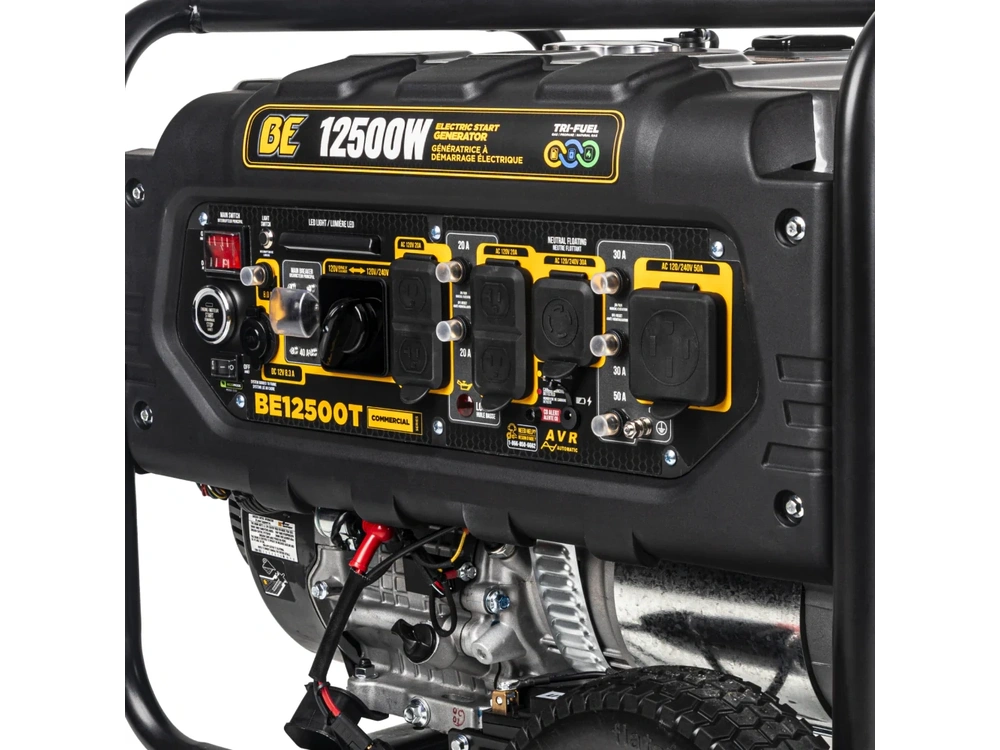 2026 BePower BE12500T 12,500 Watt Tri-Fuel Generator - BE12500T alt