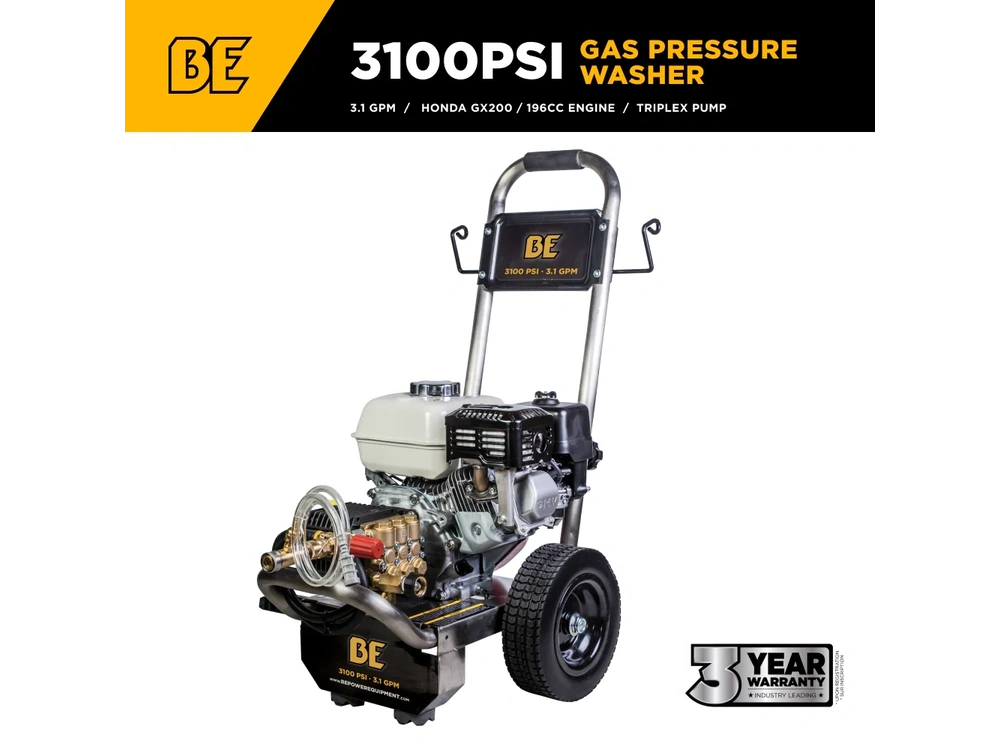 2026 BePower B3165HSGS 3,100 PSI 3.1 GPM Cold Water Gas Pressure Washer - B3165HSGS alt