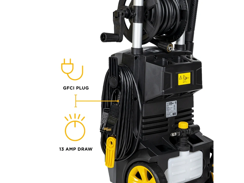 2026 BePower P2115EN 2,150 PSI 1.6 GPM Electric Pressure Washer with Powerease Motor and AR Axial Pump - P2115EN alt