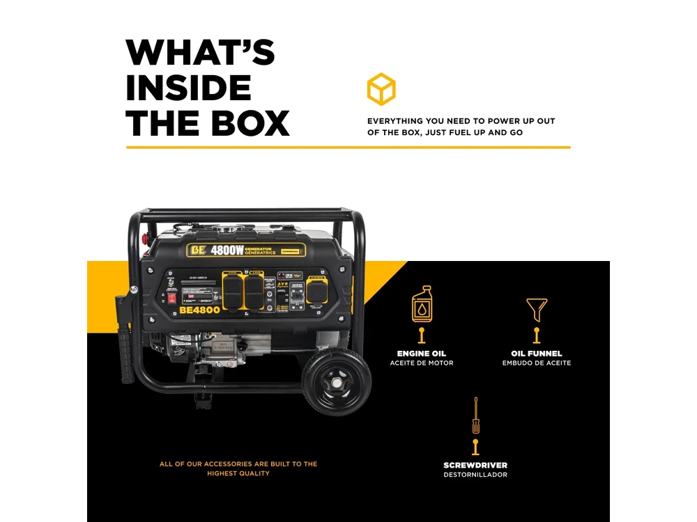 2026 BePower BE4800 4,800 Watt Generator - BE4800 alt