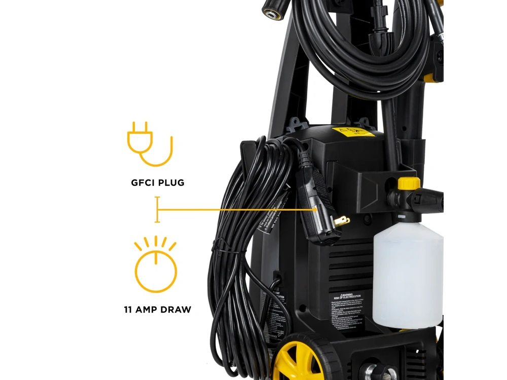 2026 BePower P1715EN 1,700 PSI 1.7 GPM Electric Power Washer with Powerease Motor and AR Axial Pump - P1715EN alt