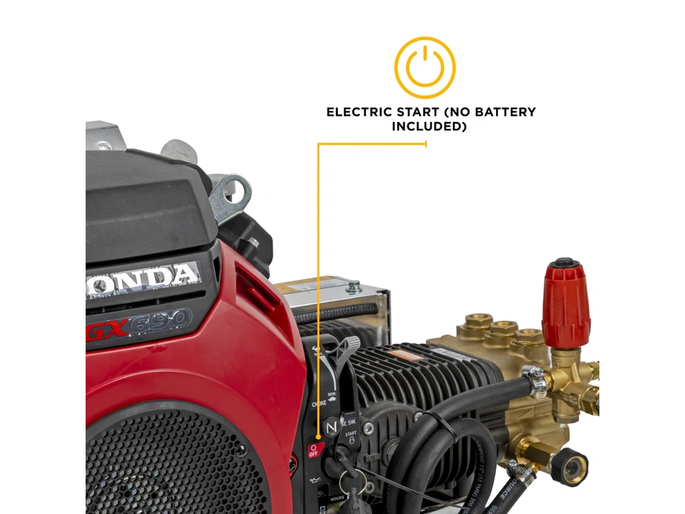 2026 BePower B5024HETBAS 5,000 PSI 5.0 GPM Cold Water Gas Pressure Washer - B5024HETBAS alt