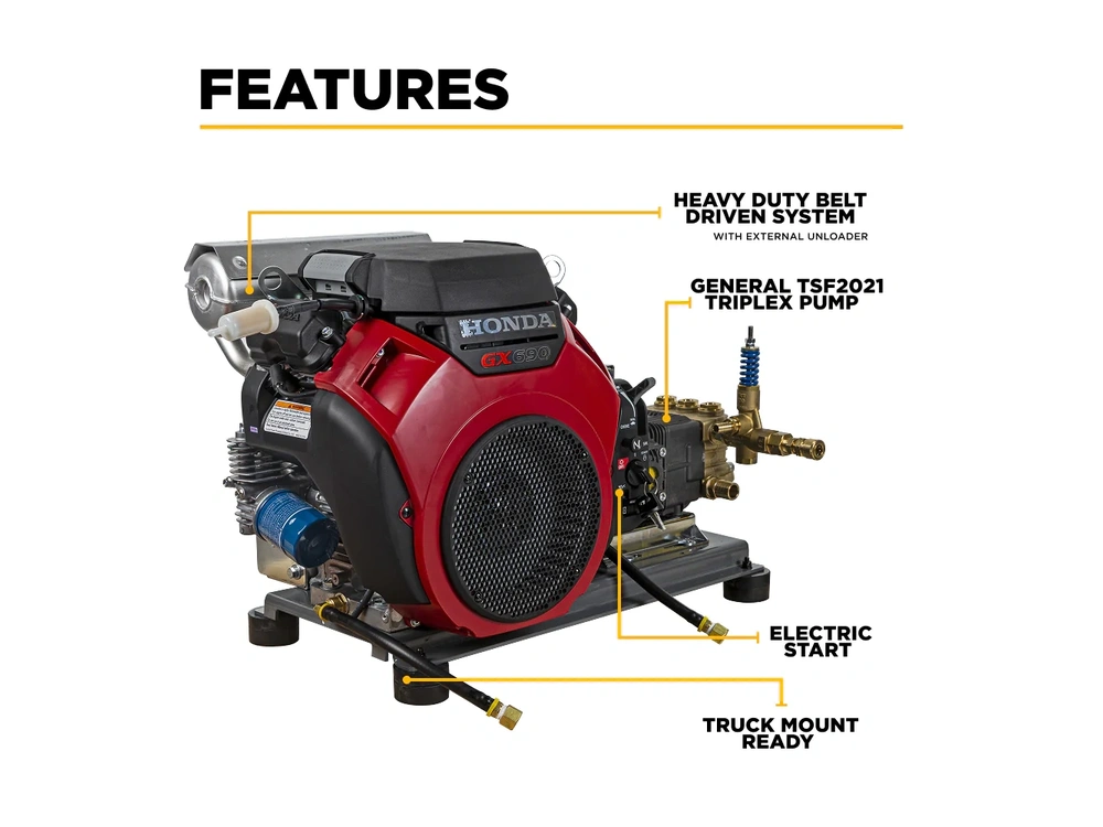 2026 BePower B4024HETBGS 4,000 PSI 8.2 GPM Cold Water Gas Pressure Washer - B4024HETBGS alt
