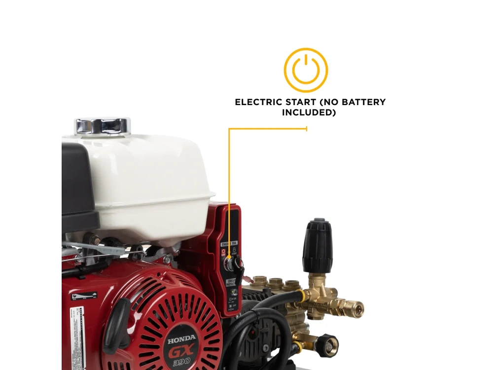 2026 BePower B3213HETBAS 3,200 PSI 4.2 GPM Cold Water Gas Pressure Washer - B3213HETBAS alt