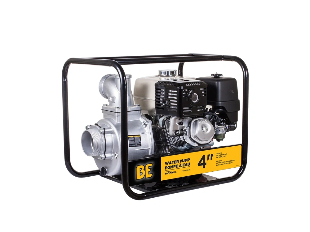 2026 BePower WP4013H 4" Water Transfer Pump with Honda GX390 Engine alt
