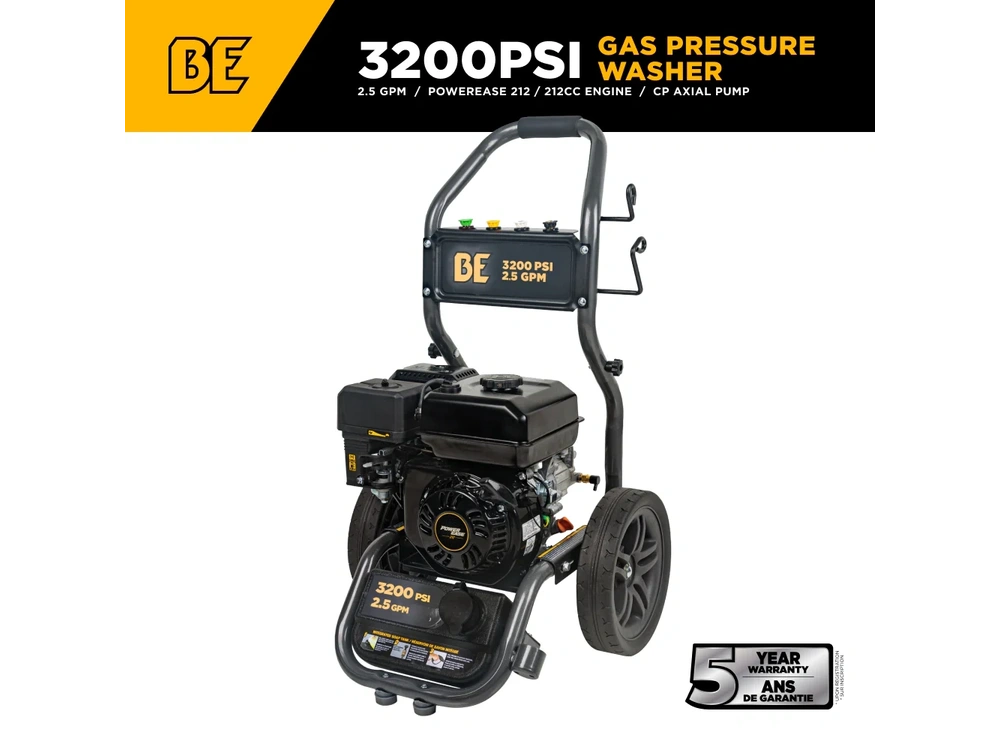 2026 BePower BE327PX 3,200 PSI 2.5 GPM Cold Water Gas Pressure Washer - BE327PX alt