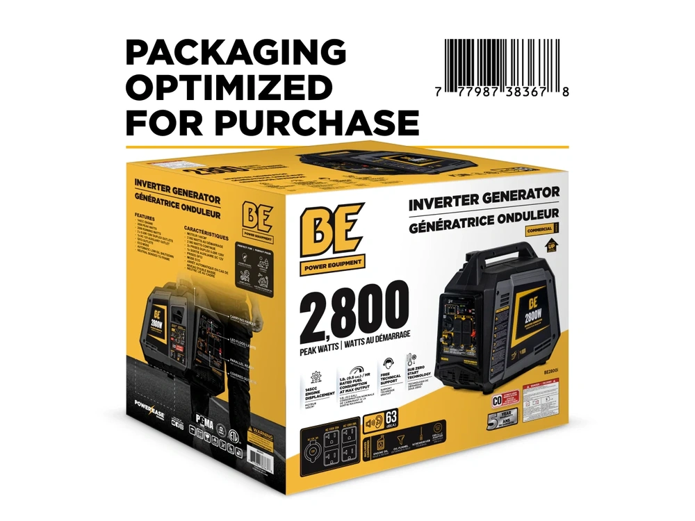 2026 BePower BE2800I 2,800 Watt Digital Inverter Generator - BE2800I alt