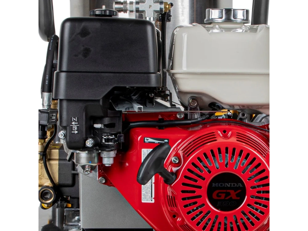 2026 BePower HW4013HBG 4,000 PSI - 4.0 GPM Hot Water Pressure Washer with Honda GX390 Engine and Belt Driven General Triplex Pump - HW4013HBG alt