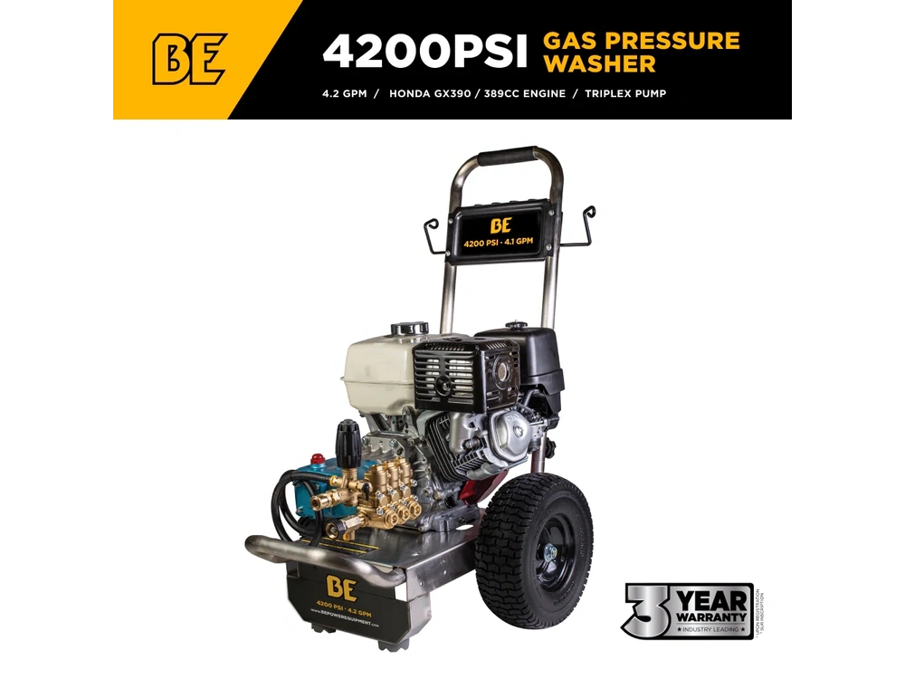 2026 BePower B4213HSJS 4,200 PSI 4.2 GPM Cold Water Gas Pressure Washer - B4213HSJS alt