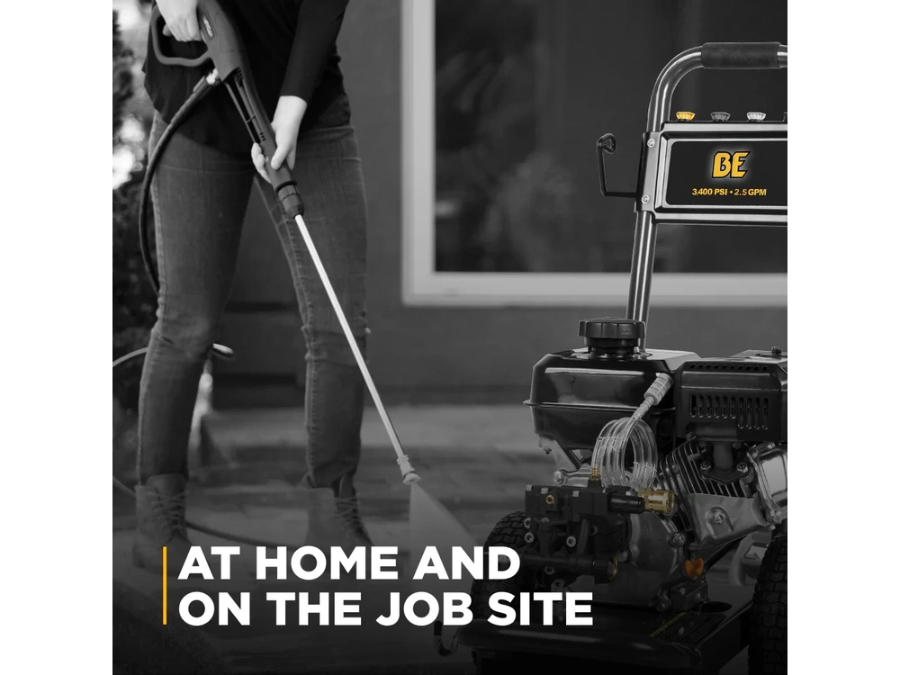 2026 BePower B3475PX 3,400 PSI 2.5 GPM Cold Water Gas Pressure Washer - B3475PX alt