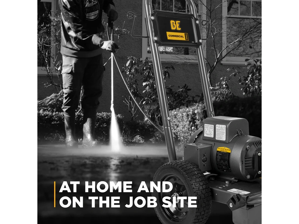 2026 BePower PE-1520EW1A 1,500 PSI 2.0 GPM Electric Pressure Washer with Baldor Motor and AR Triplex Pump - PE-1520EW1A alt