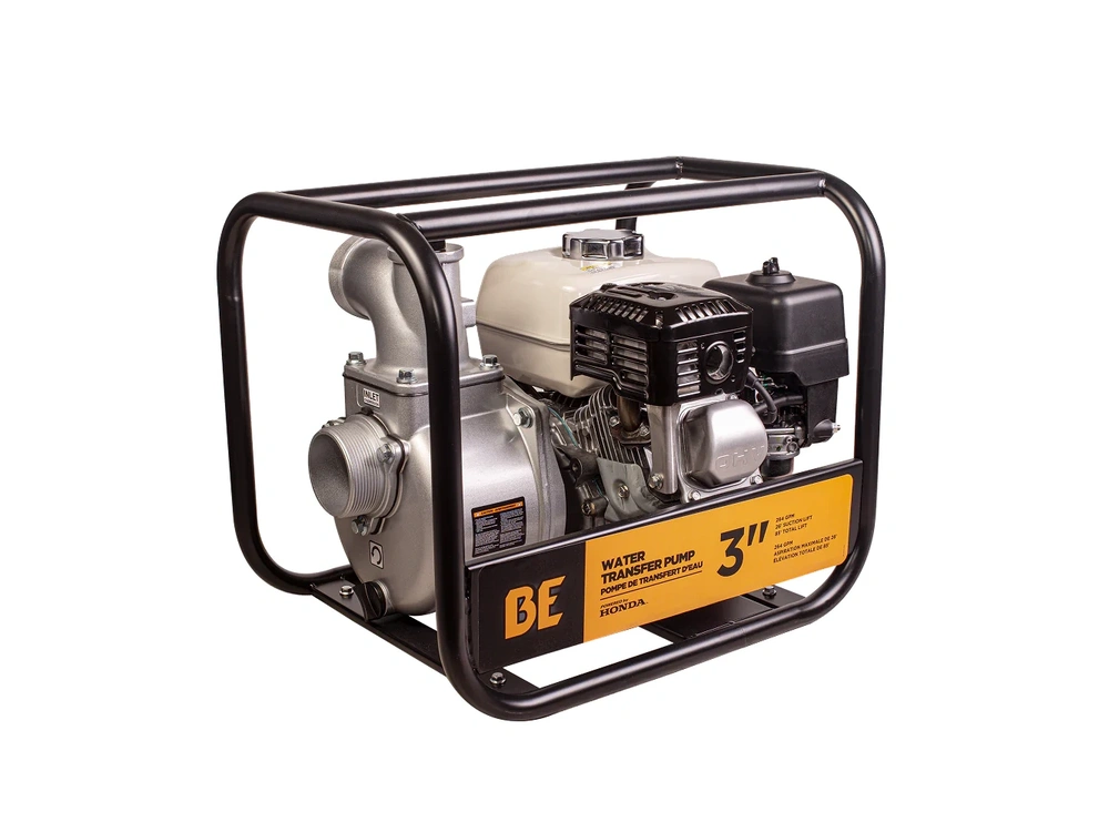 2026 BePower WP-3065HL 3" Water Transfer Pump with Honda GX200 Engine alt