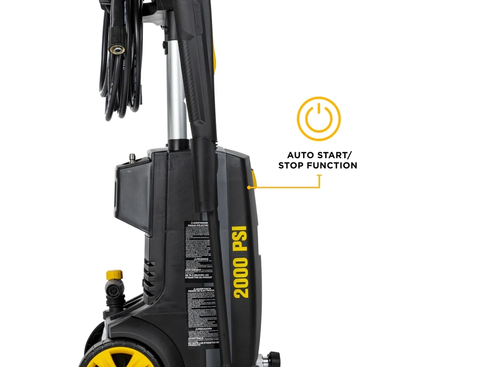 2026 BePower P1915EN 2,000 PSI 1.7 GPM Electric Pressure Washer with Powerease Motor and AR Axial Pump - P1915EN alt
