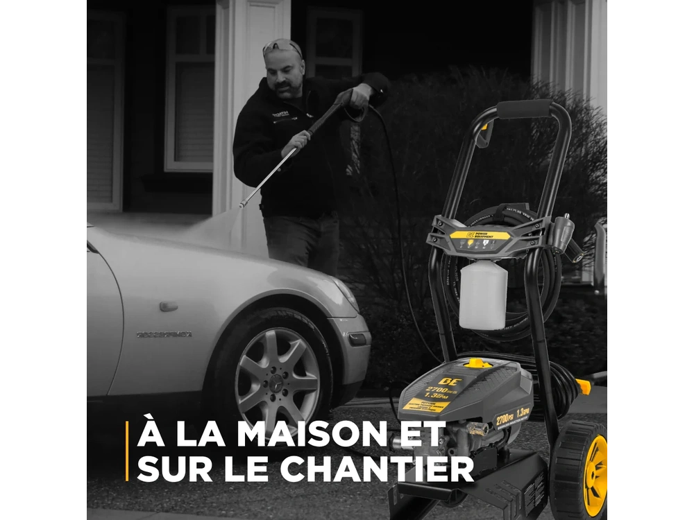 2026 BePower P2713EN 2,700 PSI 1.3 GPM Electric Pressure Washer with AR Axial Pump - P2713EN alt