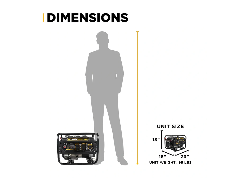 2026 BePower BE3800 3,800 Watt Generator - BE3800 alt