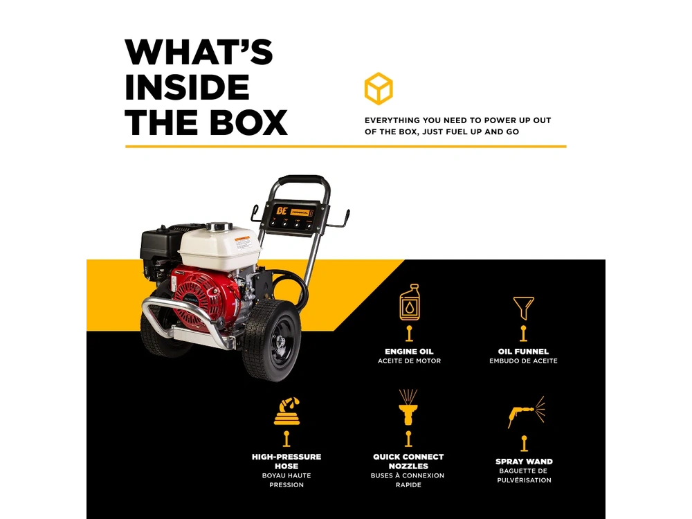 2026 BePower B3165HAAS 3,100 PSI 3.1 GPM Cold Water Gas Pressure Washer - B3165HAAS alt