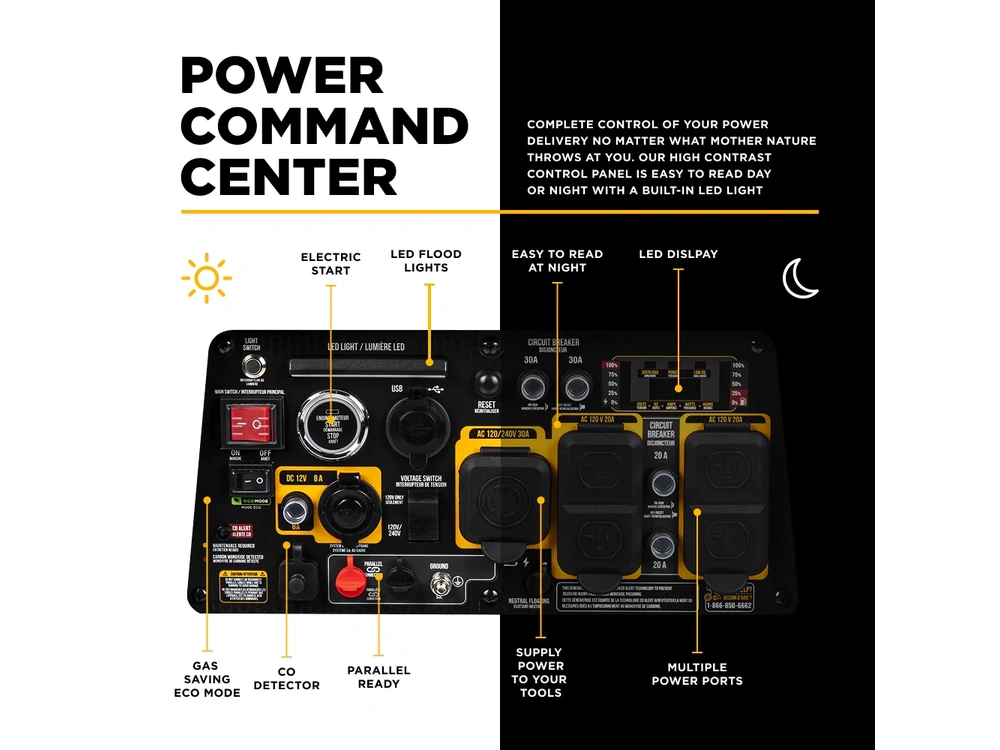 2026 BePower BE7500ID 7,500 Watt Dual-Fuel Digital Inverter Generator - BE7500ID alt