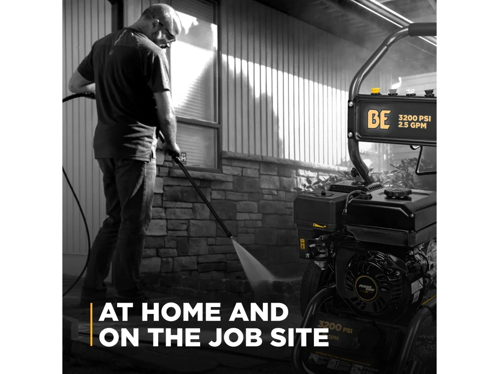 2026 BePower BE3475PX 3,400 PSI 2.5 GPM Cold Water Gas Pressure Washer - BE3475PX alt