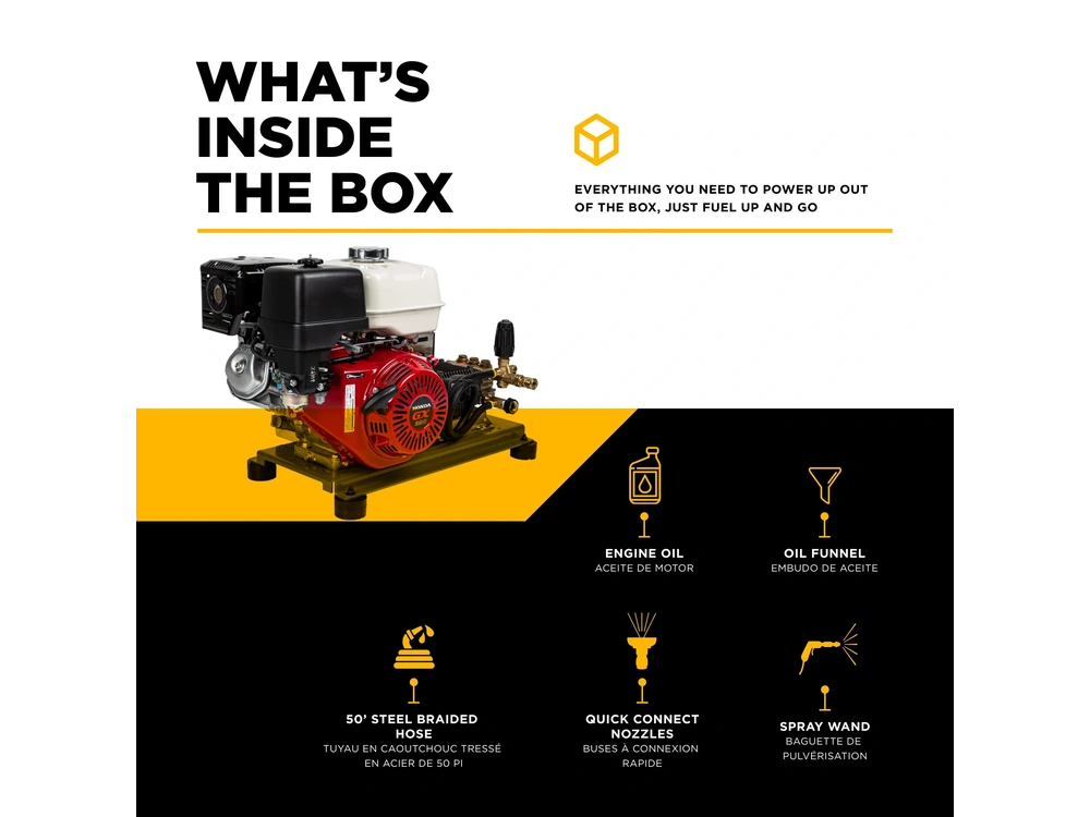 2026 BePower B4213HETBGS 4,200 PSI 4.2 GPM Cold Water Gas Pressure Washer - B4213HETBGS alt