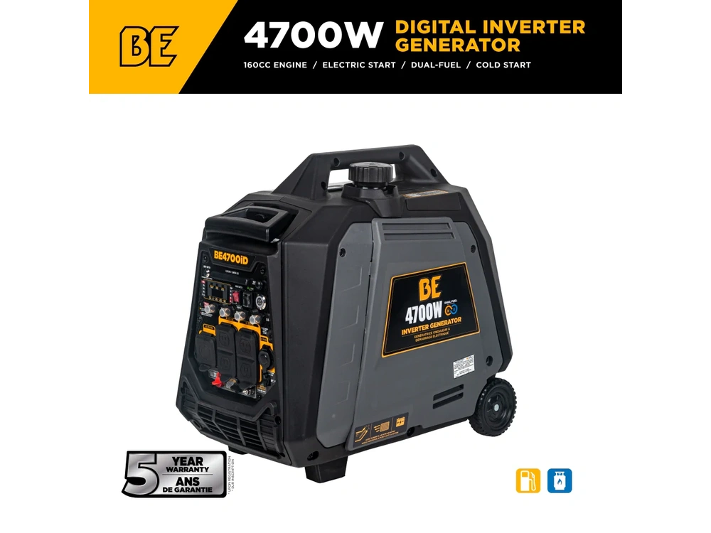 2026 BePower BE4700ID 4,700 Watt Dual-Fuel Digital Inverter Generator - BE4700ID alt