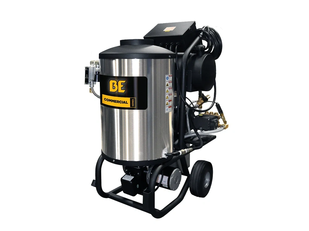2026 BePower 42-6 2,300 PSI 4.0 GPM Hot Water Electric Pressure Washer with Comet Triplex Pump - 42-6 alt