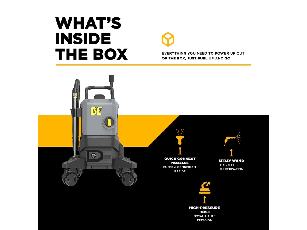 2026 BePower P2318EN 2,350 PSI 1.8 GPM Electric Pressure Washer - P2318EN alt