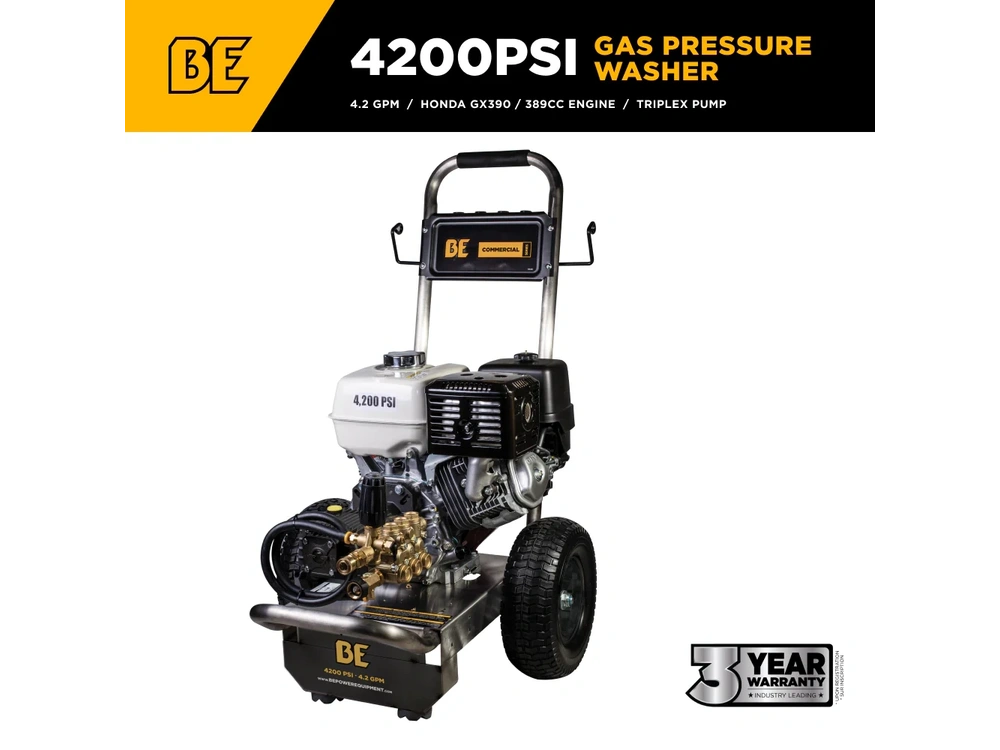2026 BePower B4213HSGS 4,200 PSI 4.2 GPM Cold Water Gas Pressure Washer - B4213HSGS alt