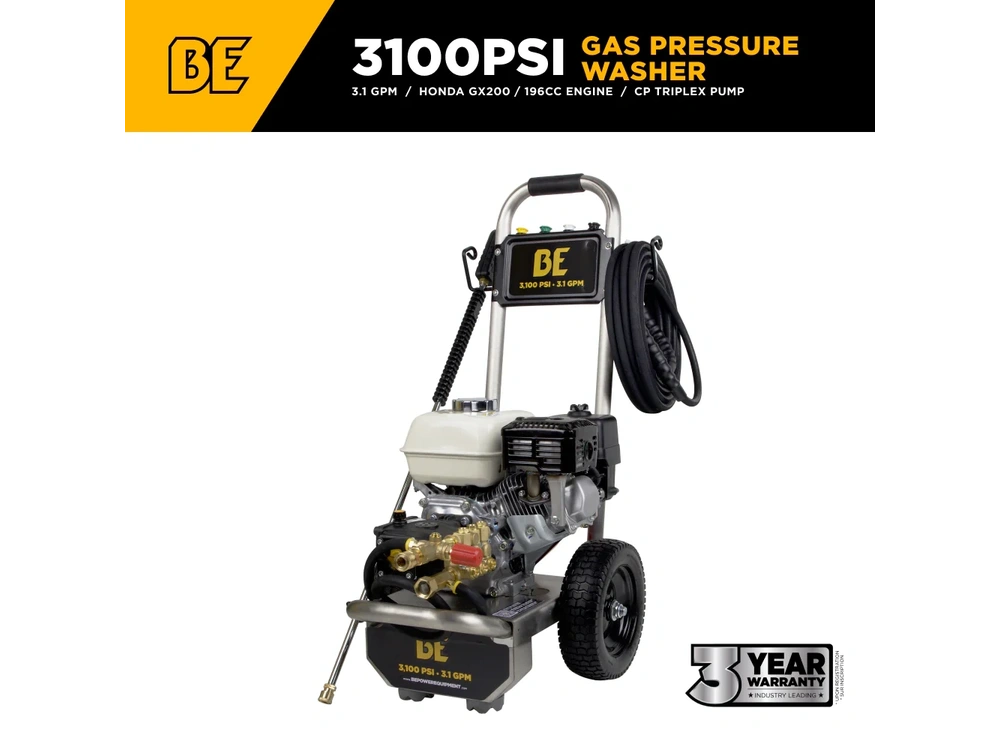 2026 BePower B3165HSAS 3,100 PSI 3.1 GPM Cold Water Gas Pressure Washer - B3165HSAS alt