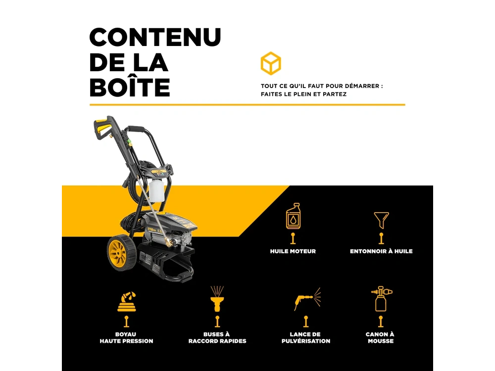 2026 BePower P2713EN 2,700 PSI 1.3 GPM Electric Pressure Washer with AR Axial Pump - P2713EN alt