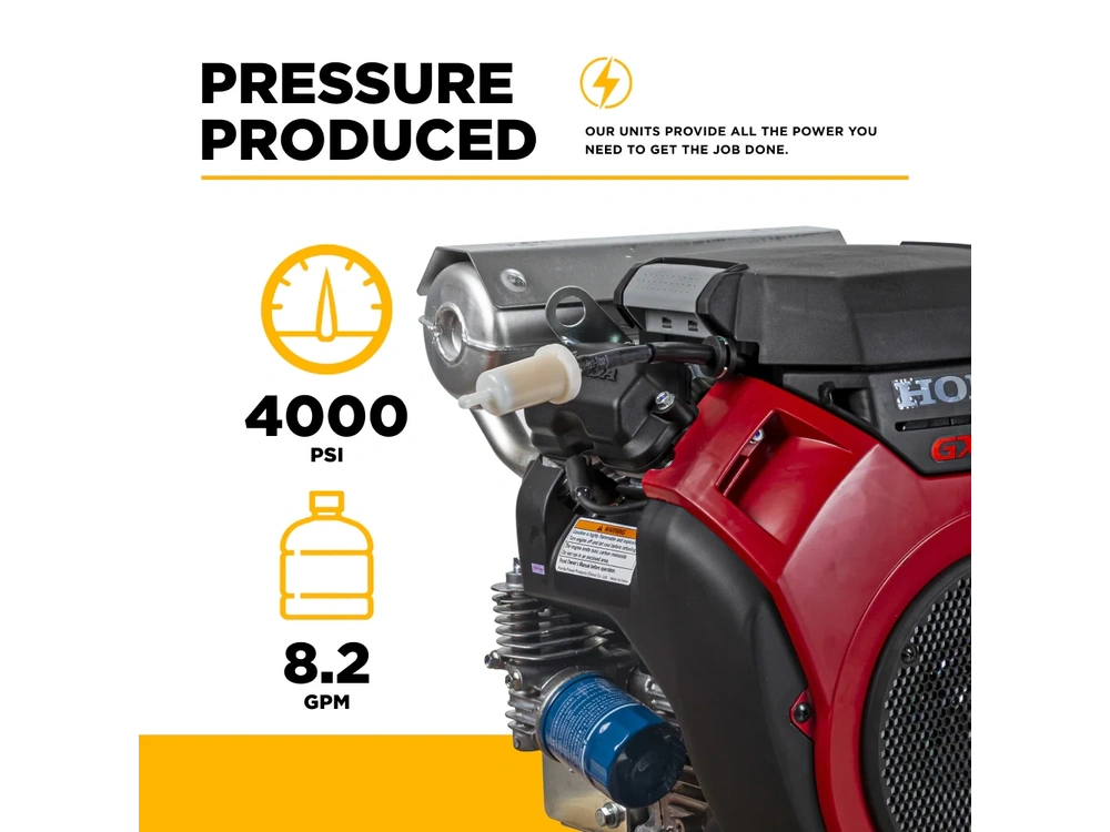 2026 BePower B4024HETBGS 4,000 PSI 8.2 GPM Cold Water Gas Pressure Washer - B4024HETBGS alt