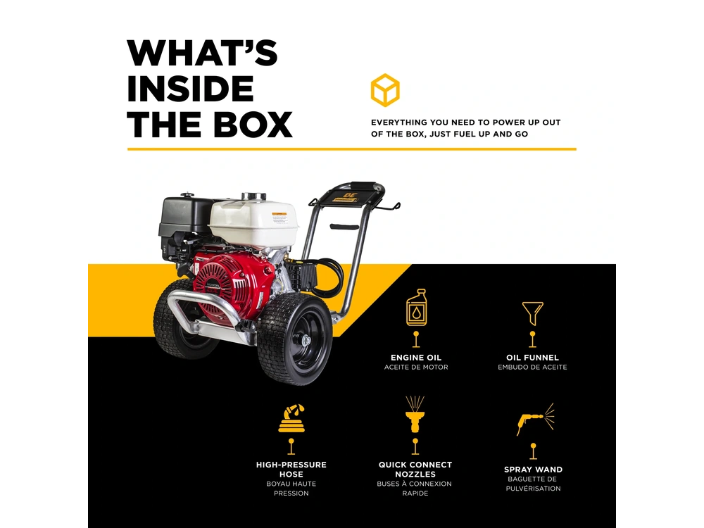 2026 BePower B4213HAGS 4,200 PSI 4.2 GPM Cold Water Gas Pressure Washer - B4213HAGS alt