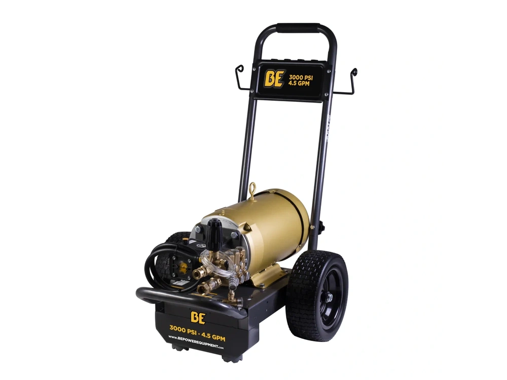 2026 BePower B3010E34AHE 3,000 PSI 4.5 GPM 10 HP Electric Pressure Washer with Baldor Motor and CP Triplex Pump - B3010E34AHE alt