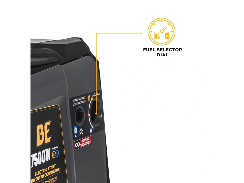 2026 BePower BE7500ID 7,500 Watt Dual-Fuel Digital Inverter Generator - BE7500ID alt