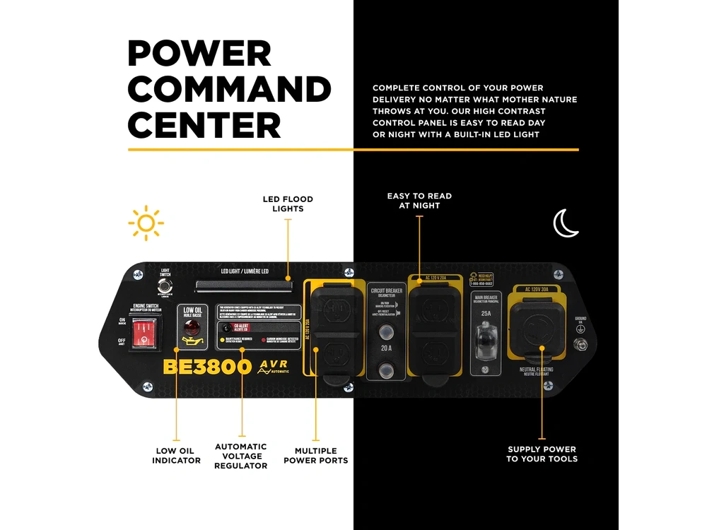 2026 BePower BE3800 3,800 Watt Generator - BE3800 alt