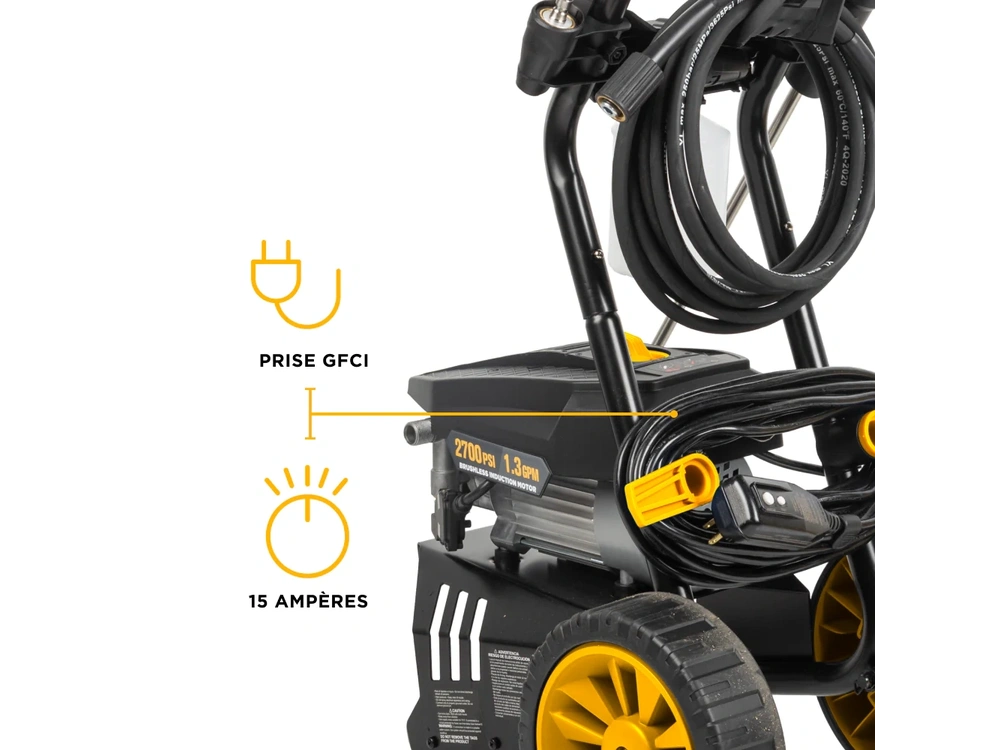 2026 BePower P2713EN 2,700 PSI 1.3 GPM Electric Pressure Washer with AR Axial Pump - P2713EN alt