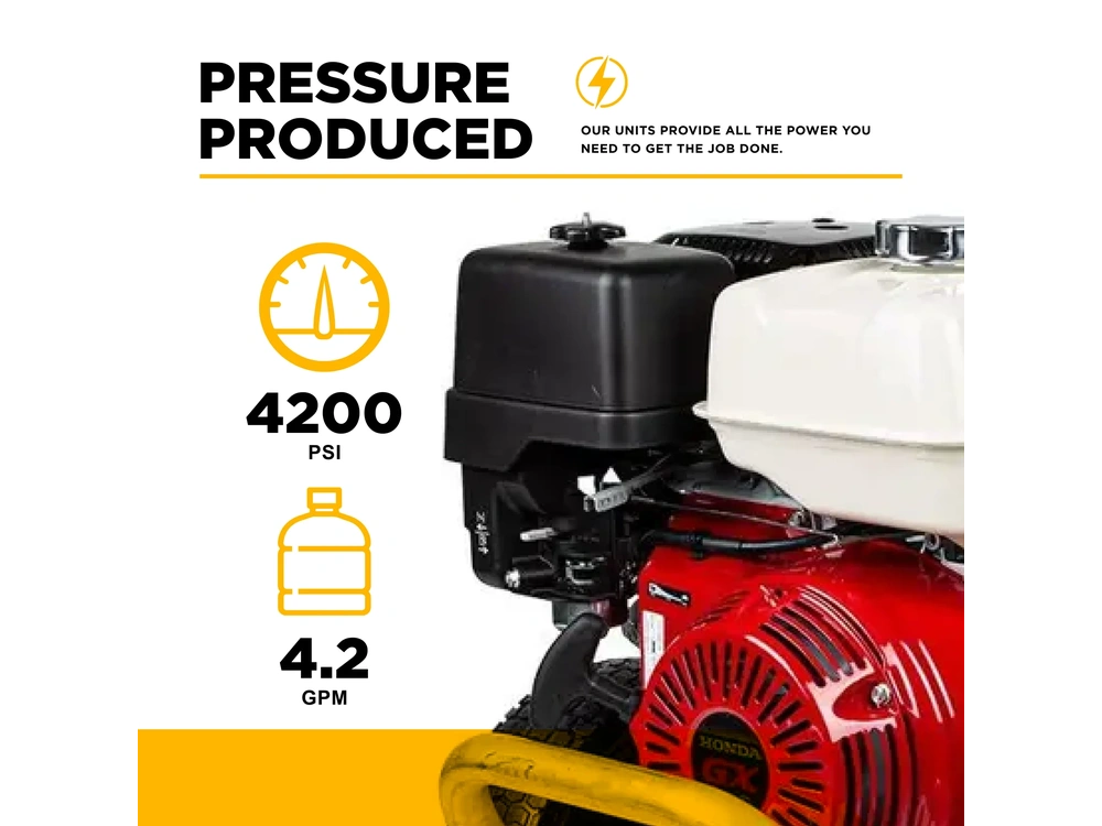 2026 BePower B4213HAGS 4,200 PSI 4.2 GPM Cold Water Gas Pressure Washer - B4213HAGS alt