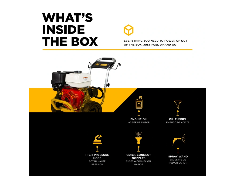 2026 BePower B3165HAGS 3,100 PSI 3.1 GPM Cold Water Gas Pressure Washer - B3165HAGS alt