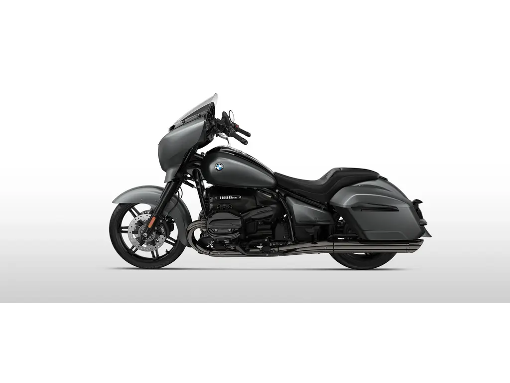 BMW R 18 B Mineral Grey Metallic Matt: Blacked Out 2025