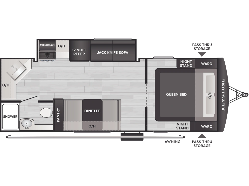 2026 Keystone RV Passport Classic Travel Trailers Passport Classic Travel Trailers 224RKWE alt