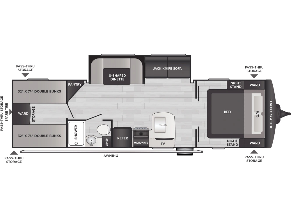 Keystone RV Bullet Classic Bullet Classic 2840QB 2026 alt