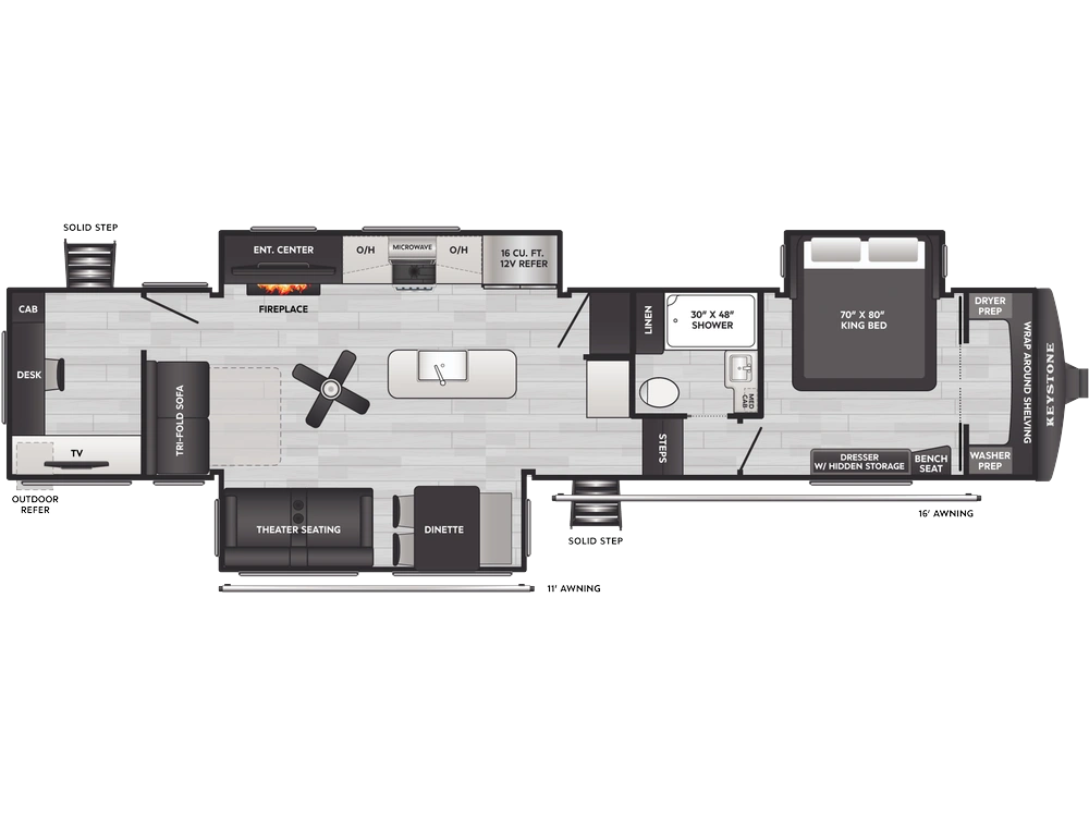 Keystone RV Arcadia Arcadia 3790RO 2026 alt
