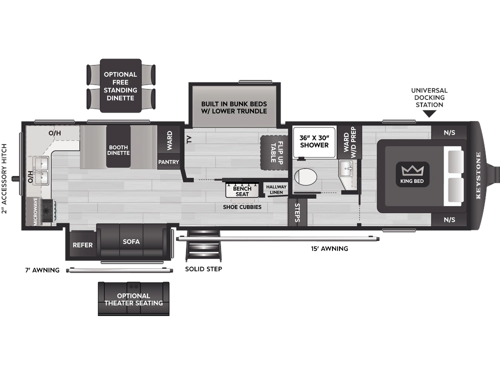 Keystone RV Cougar Half-Ton Cougar Half-Ton 29MBD 2026 alt