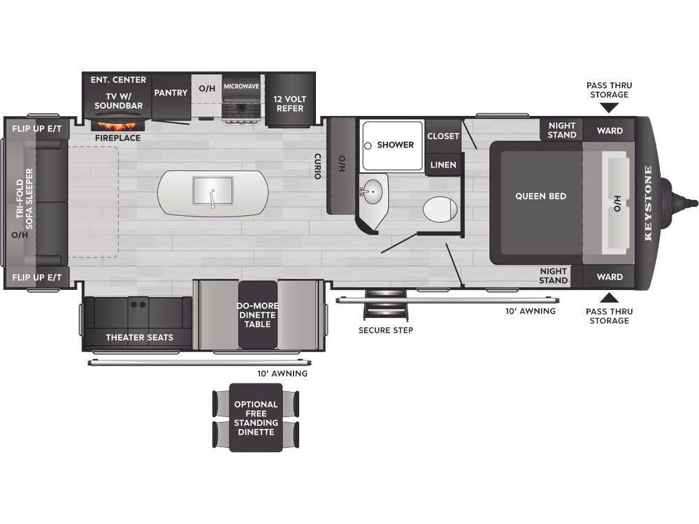 2026 Keystone RV Bullet Crossfire Bullet Crossfire 287RLS alt