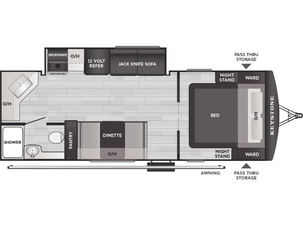 2026 Keystone RV Passport Classic Travel Trailers Passport Classic Travel Trailers 224RK alt